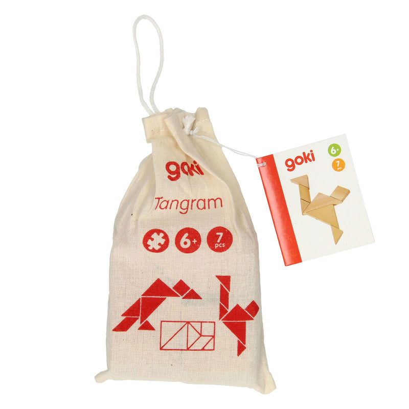 Afbeelding laden in galerijviewer, Goki Houten Tangram Puzzel
