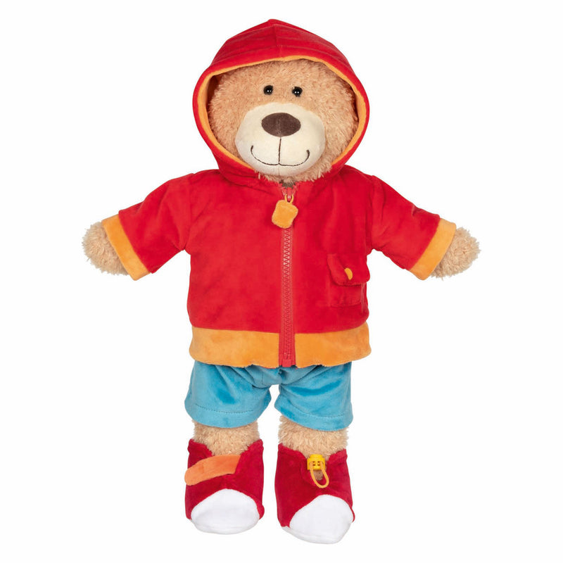 Afbeelding laden in galerijviewer, Goki teddy brommel leren aankleden knuffel
