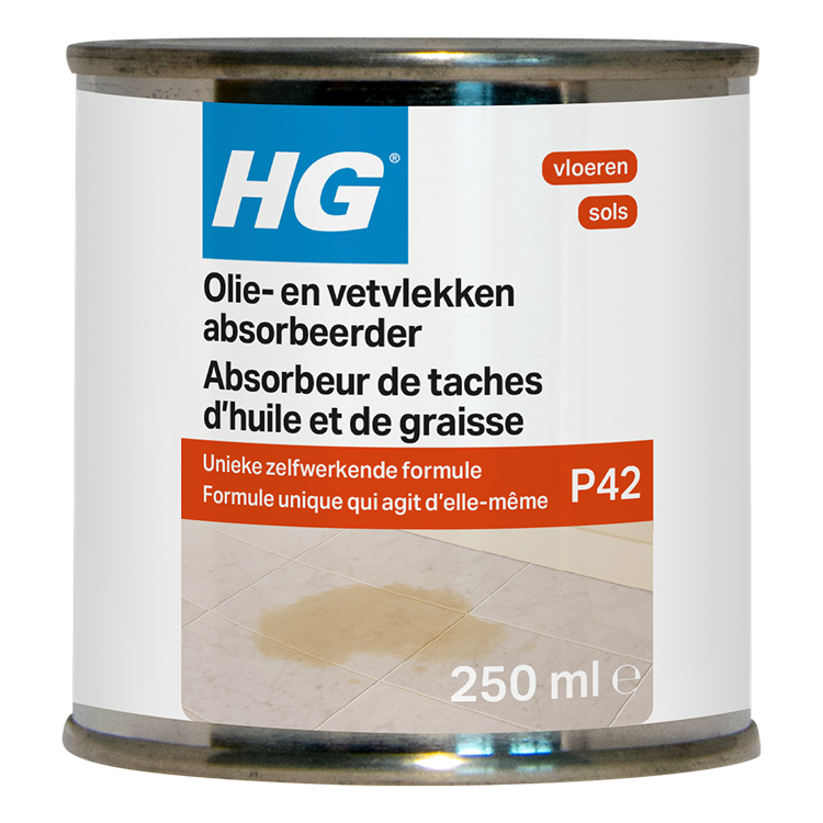 Afbeelding laden in galerijviewer, Hg tegel en natuursteen olie- en vetvlekken absorbeerder (product 42) 250ml
