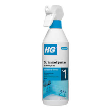 Hg schimmelreiniger schuimspray 500ml dã© doeltreffende schimmelreiniger