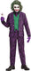 Finidi joker kostuum | classy joker | jongen | maat 140 | carnaval kostuum | verkleedkleding