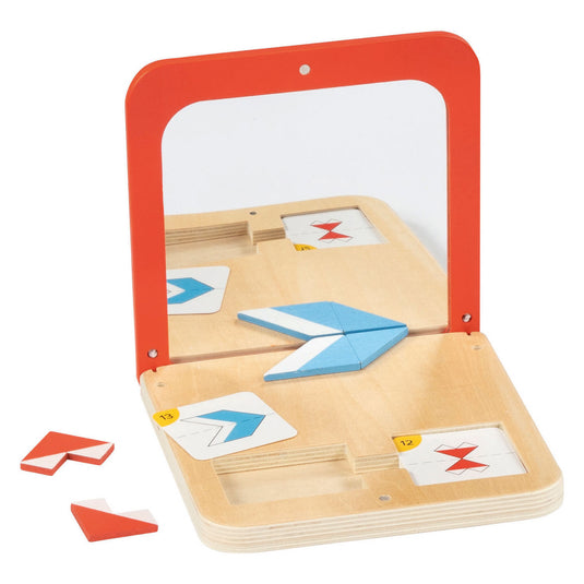 Goki houten symmetrie spel spiegel magie