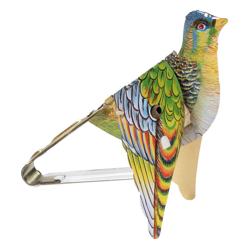 Afbeelding laden in galerijviewer, Goki metalen zingende vogel
