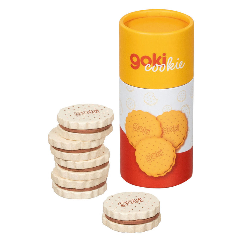 Afbeelding laden in galerijviewer, Goki houten speelgoed koekjes
