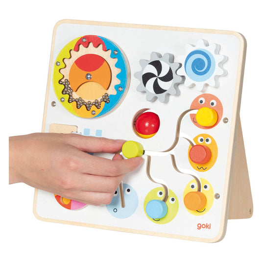 Goki houten activiteiten bord