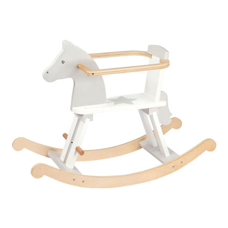 Afbeelding laden in galerijviewer, Goki houten hobbelpaard wit
