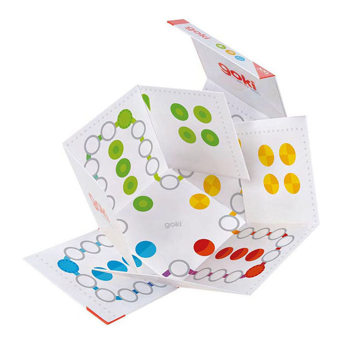 Afbeelding laden in galerijviewer, Goki xxl ludo in kubus bordspel
