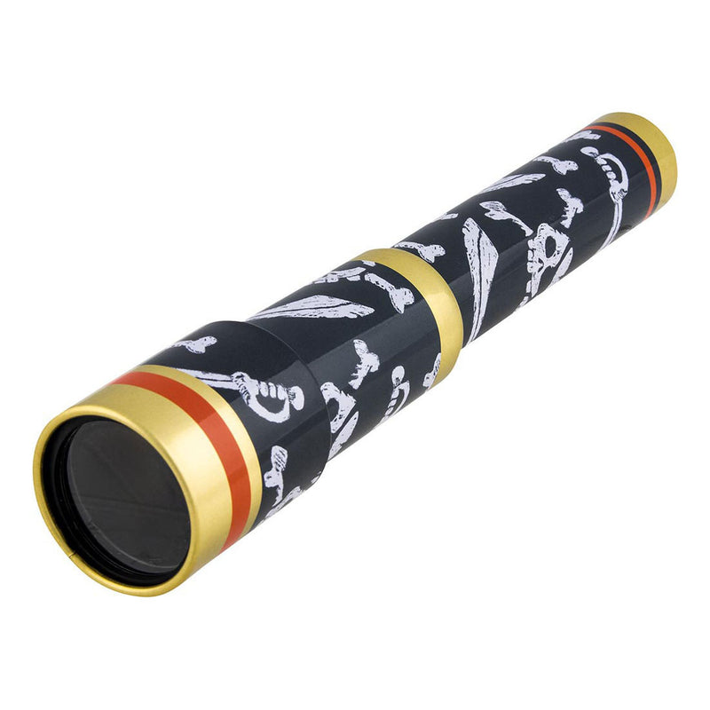 Afbeelding laden in galerijviewer, Goki telescoop piraten junior 25 cm staal zwart goud
