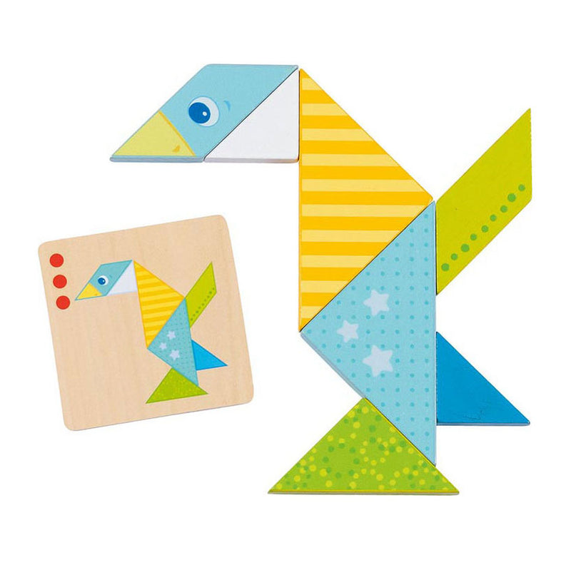 Afbeelding laden in galerijviewer, Goki houten tangram wereld
