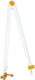 Aristo schoolbordpasser - lengte 50cm - diameter 90cm - kunststof - ar-1932w