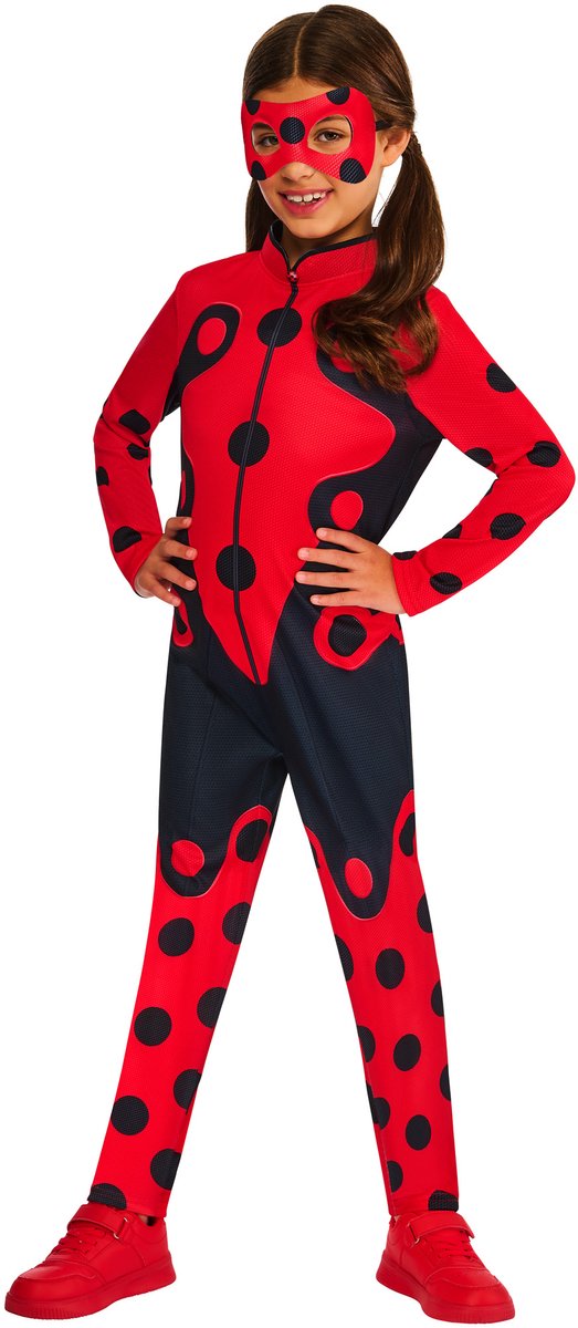 Rubies miraculous ladybug kinderkostuum - - maat 5-6 jaar 116