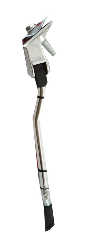 Simson Zijstandaard verstelbaar Simson met 30mm brede plaat zilver