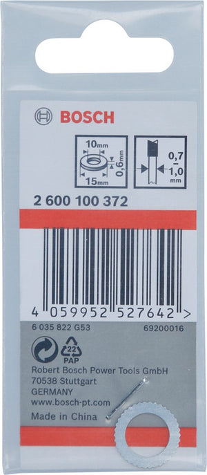 Bosch reductiering voor pro cirkelzaagblad 15x0.6x10 mm - 2600100372