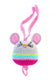 Muziekje gehaakt muis roze (3 st)