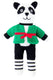 Knuffel gebreid panda fu 36 cm