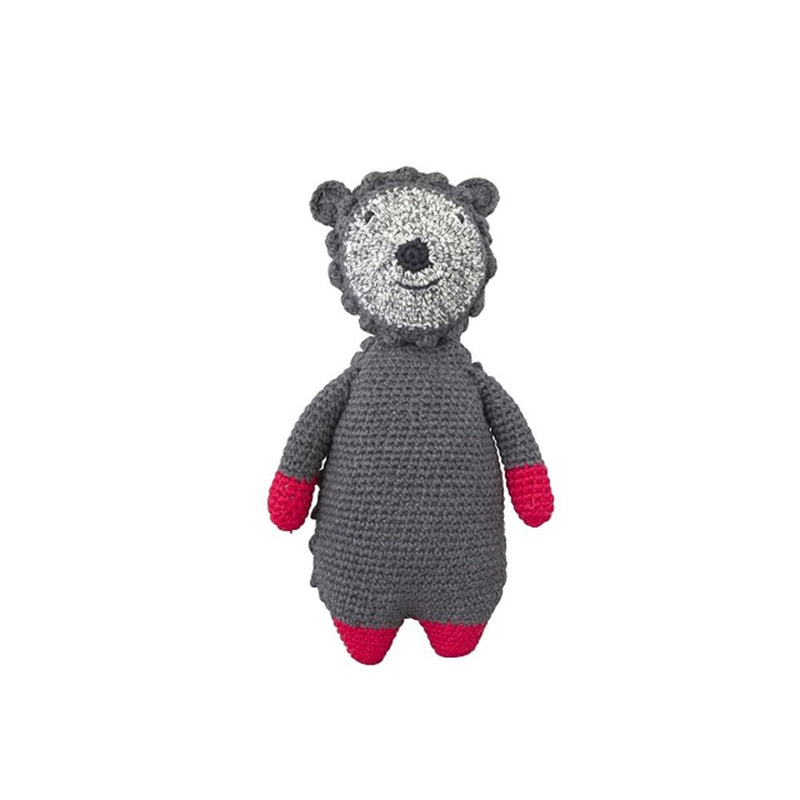 Afbeelding laden in galerijviewer, Knuffel gehaakt egel 27 cm (2 st)
