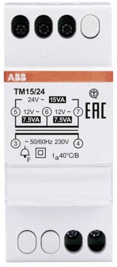 Busch-jaeger abb 2csm228745r0802 beltransformator 12 v, 24 v 1.25 a