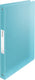 Esselte colour'breeze 2-rings a4 ringband met zachte kaft voor 140 vellen - rugbreedte 25mm - blauw