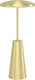 Eglo piccola tafellamp - aanraakdimmer - draadloos - 28 cm - goud - instelbaar wit licht - oplaadbaar - buiten en binnen