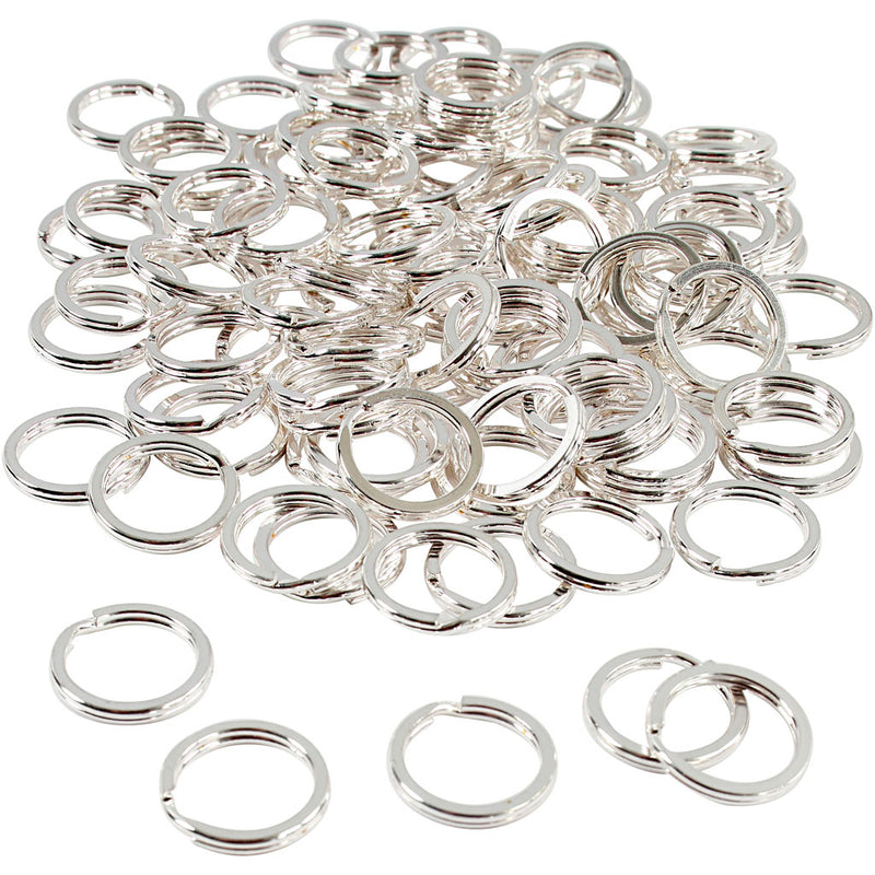 Afbeelding laden in galerijviewer, Https: www.cchobby.nl splitring-d-15-mm-verzilverd-100-stuk-1-doos
