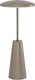 Eglo piccola tafellamp - aanraakdimmer - draadloos - 28 cm - donker brons - instelbaar wit licht - oplaadbaar - buiten en binnen