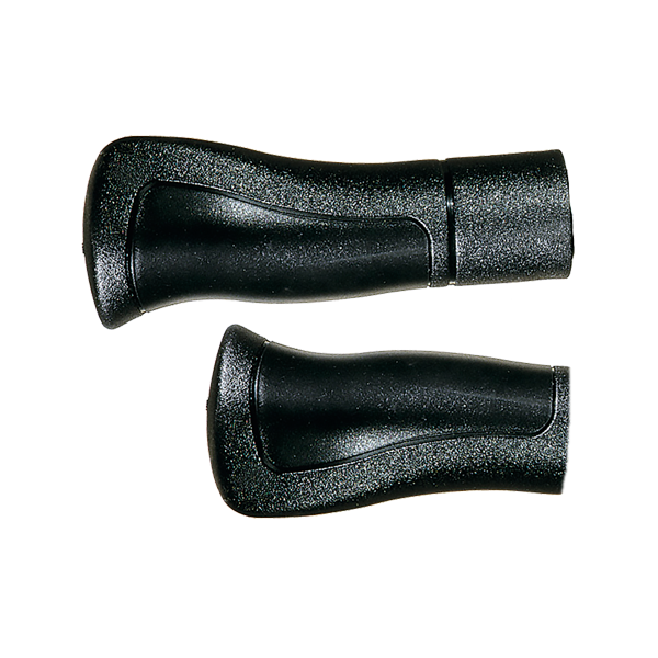 Afbeelding laden in galerijviewer, Herrmans handvatset ergo 84b 120 90mm tpe zwart (15pr)
