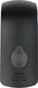 Wenko desinfectie zeepdispenser ranera l - 750ml kunststof mat zwart - wandmontage - zeeppomp