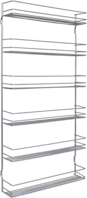 Metaltex pepito kruidenrek 6 etages 36x8x71 cm zilver