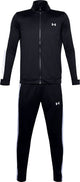 Under armour ua rival knit track suit-blk heren trainingspak - zwart - wit s