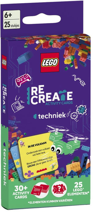 Lego recreate activity cards: techniek