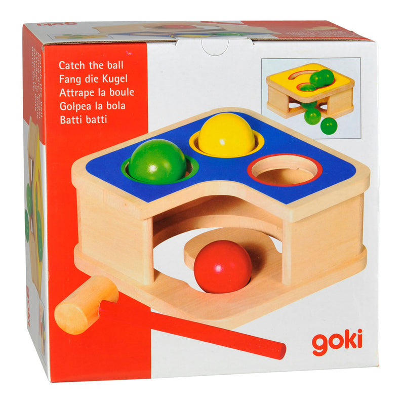 Afbeelding laden in galerijviewer, Goki houten hamerbank met bal
