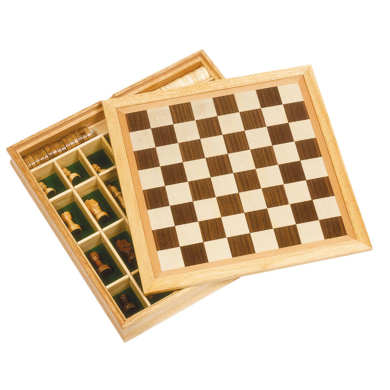 Afbeelding laden in galerijviewer, Goki houten spellenset, 2in1
