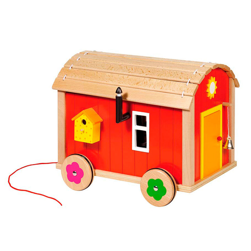 Afbeelding laden in galerijviewer, Goki poppenhuis woonwagen
