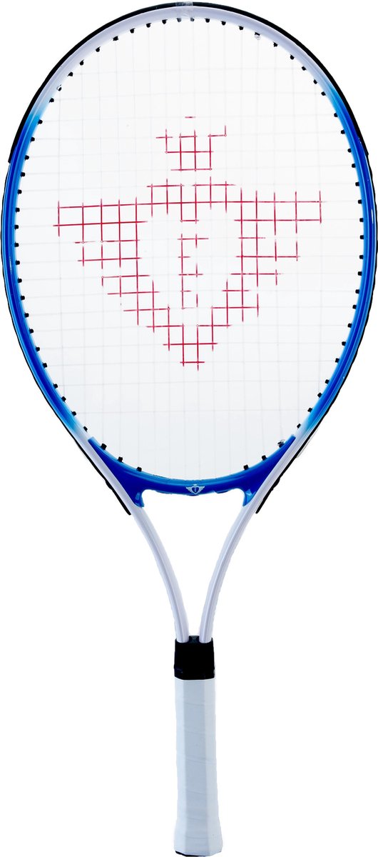 Afbeelding laden in galerijviewer, Engelhart tennisracket met hoes en 2 ballen - blauw
