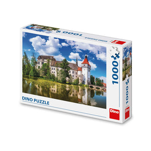 Dinotoys dino puzzel van blatná castle in summer - 1000 stukjes