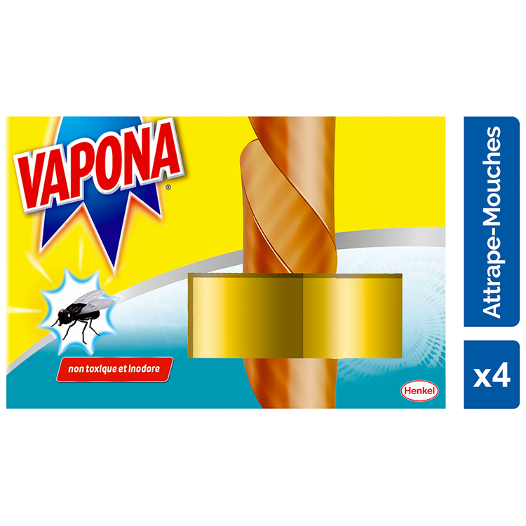 Afbeelding laden in galerijviewer, Vapona 1061627 - vliegenvangers 4st | 12 stuks
