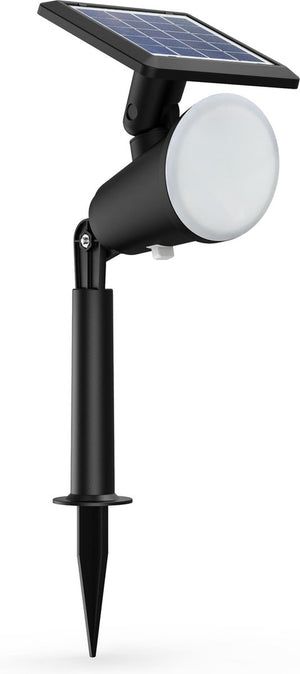 Philips led philips jivix solar sokkellamp met spies - zwart