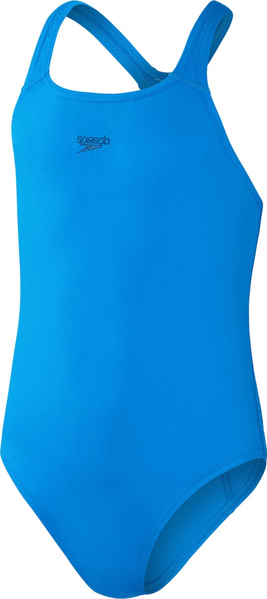 Speedo eco+ medalist meisjes sportbadpak - blauw