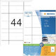 Herma etiketten wit 48.3x25.4 premium a4 4400 st.