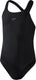 Speedo endurance+ medalist meisjes sportbadpak - kleurvast badpak meisjes - chloorbestendig zwempak meisjes - sportbadpak kids met medalist-rug - zwart - maat 164