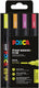 Posca paintmarker uni pc5m m fluor 4st assorti