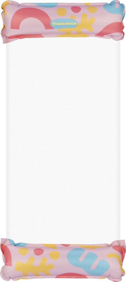 Waimea opblaasbare waterhangmat - roze - pvc - ca. 137 x 70 cm