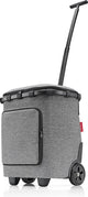 Reisenthel carrycruiser plus boodschappentrolley - 43 + 3 l - twist silver grijs