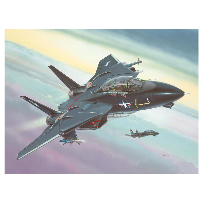 Afbeelding laden in galerijviewer, Revell f-14a black tomcat
