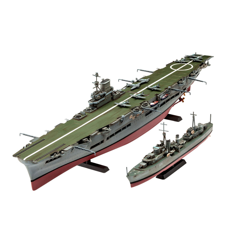 Afbeelding laden in galerijviewer, Revell hms ark royal tribal class destoyer
