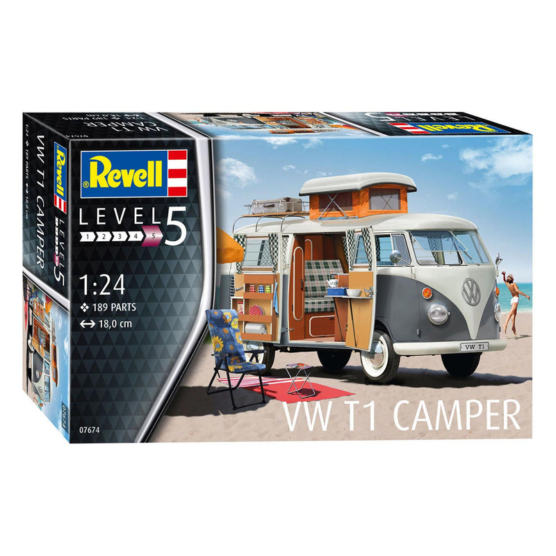 Afbeelding laden in galerijviewer, Revell vw t1 camper modelbouw
