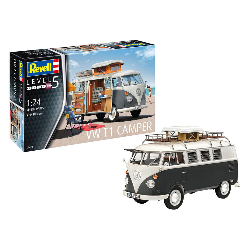 Afbeelding laden in galerijviewer, Revell vw t1 camper modelbouw
