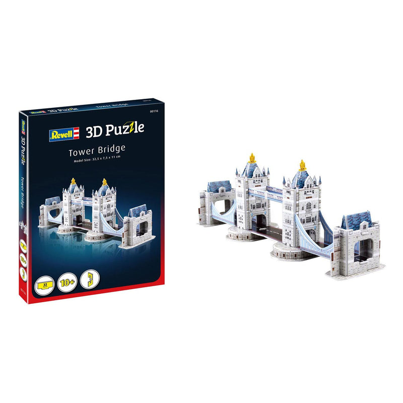 Afbeelding laden in galerijviewer, Revell 3d puzzel bouwpakket - tower bridge 32st.
