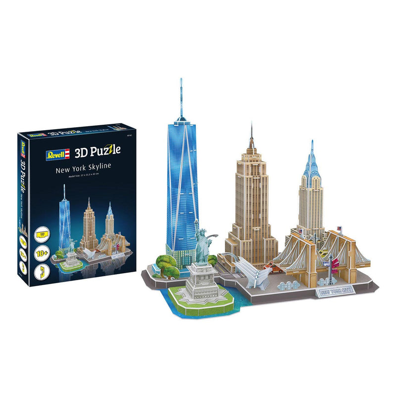 Afbeelding laden in galerijviewer, Revell 3d puzzel bouwpakket - new york skyline 123st.
