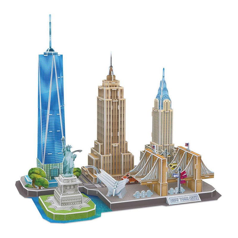 Afbeelding laden in galerijviewer, Revell 3d puzzel bouwpakket - new york skyline 123st.
